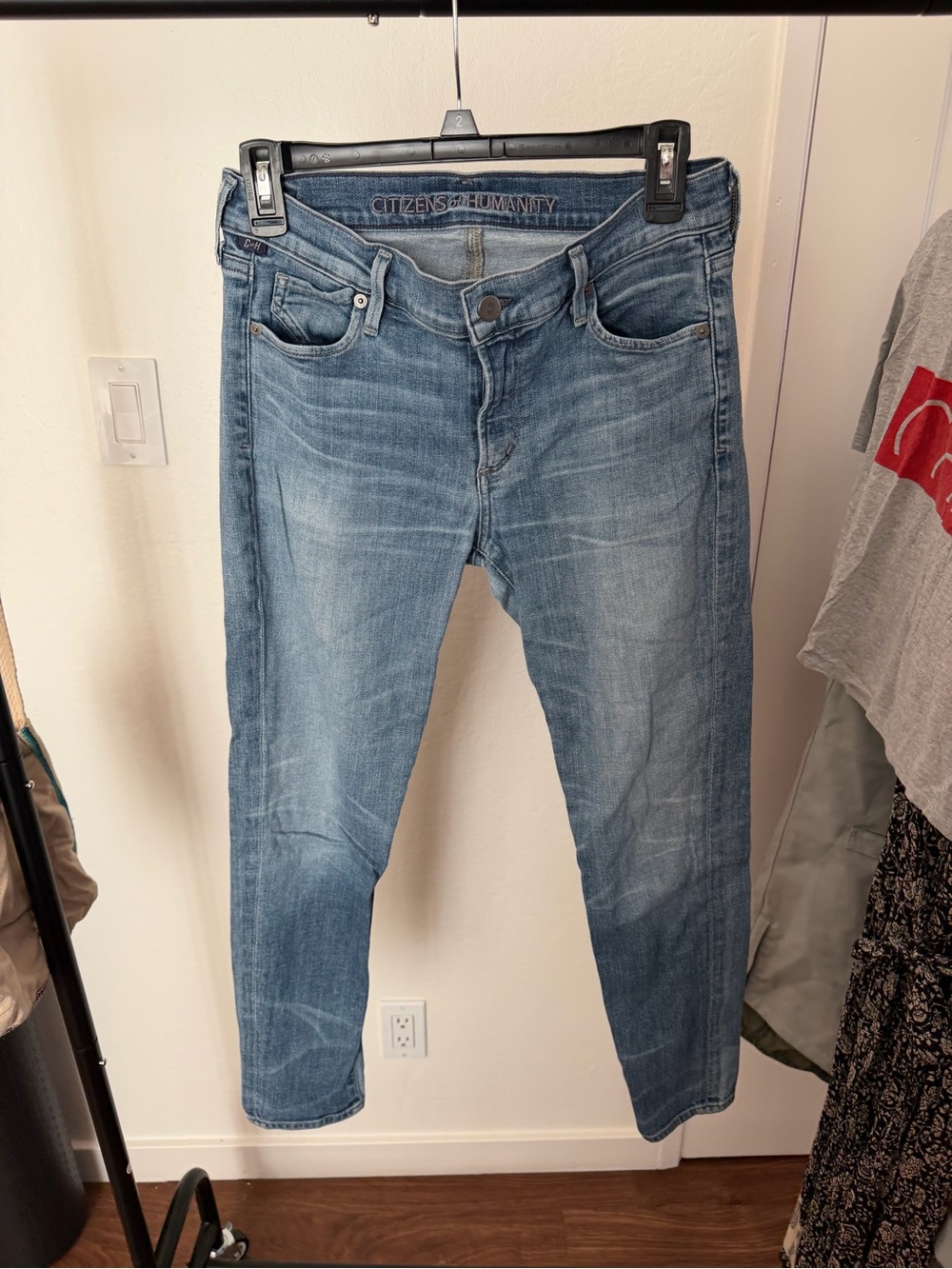 Citizens of Humanity Medium Blue Straight Leg Jeans